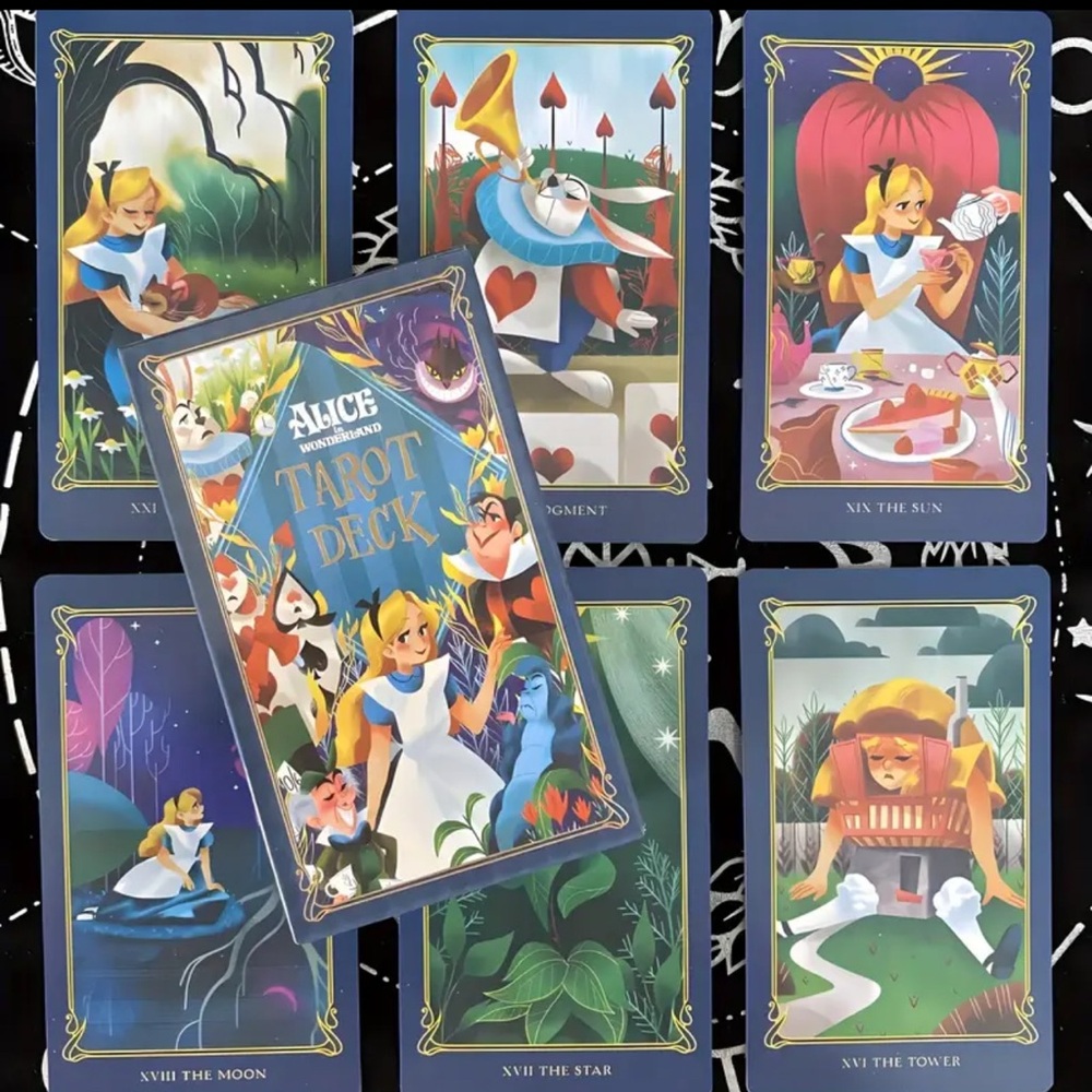Tarot card Deck , Disney Alice in Wonderland Colorful - Picture 4 of 4